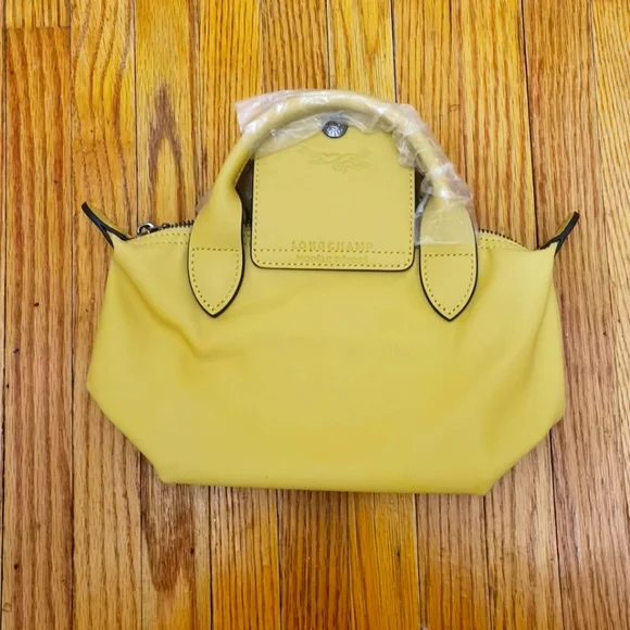 LONGCHAMP Le Pliage Xtra XS Handbag Yellow - Picture 6 of 8